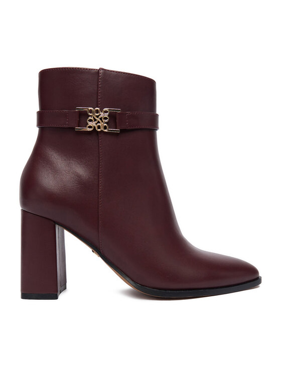 Nine West Боти CEO-NASIRA-01 Бордо цвят на ниска цена