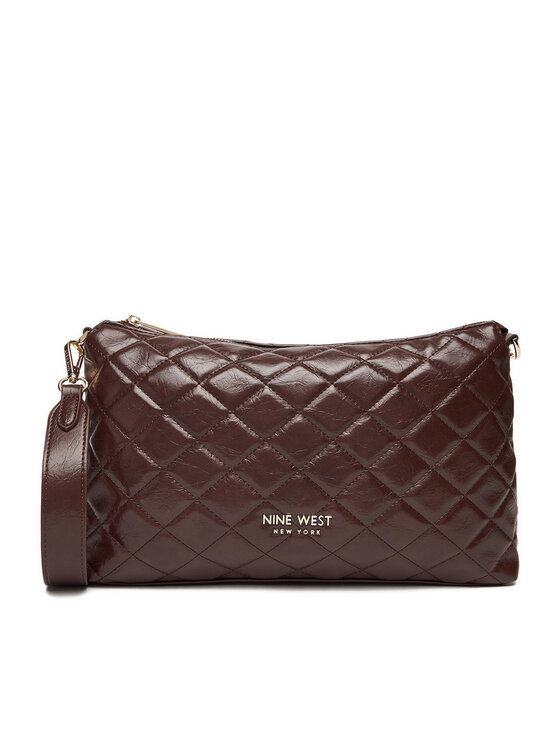 Nine West Дамска чанта CEO-AGATHA-LA482-3035 Кафяв цвят на ниска цена