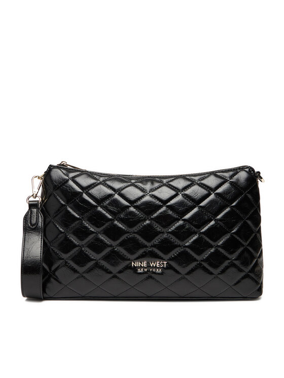 Nine West Дамска чанта CEO-AGATHA-LA482-3035 Черен цвят на ниска цена