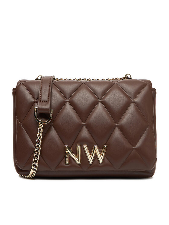 Nine West Дамска чанта CEO-CHARLOTTE-I-S22558 Кафяв цвят на ниска цена