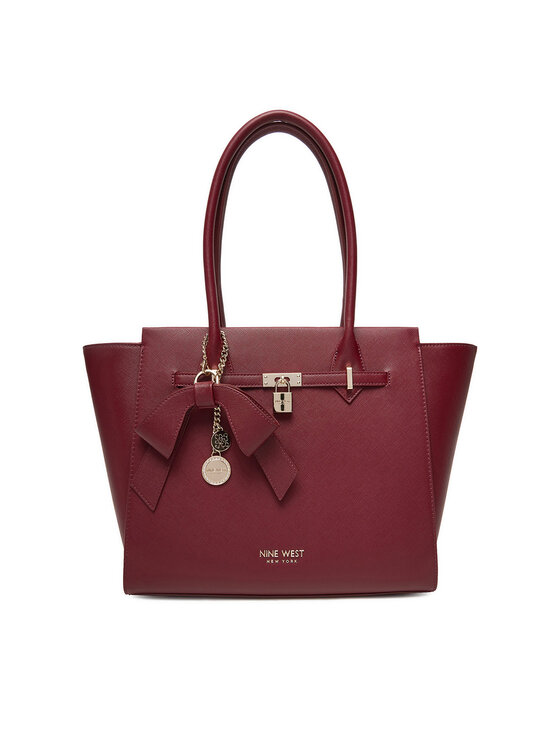 Nine West Дамска чанта CEO-Chelsea-Charm-III-LX10186 Бордо цвят на ниска цена