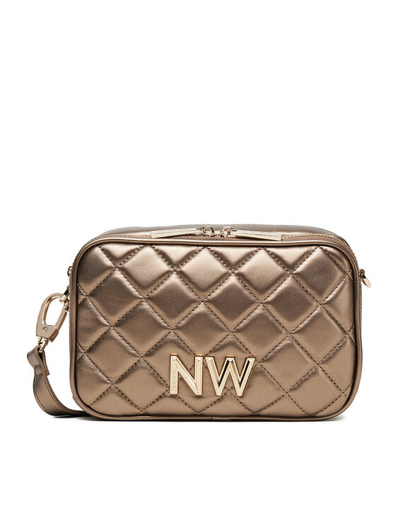 Nine West Дамска чанта CEO-Greenwich-Glam-LX7669 Златист цвят на ниска цена