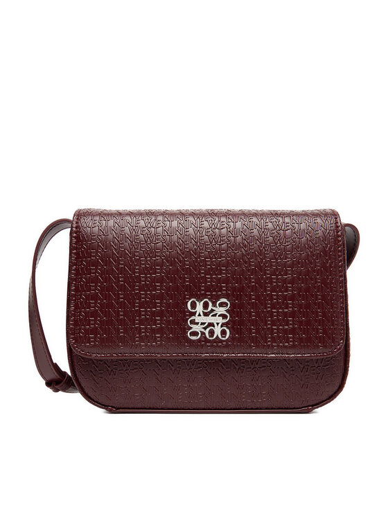 Nine West Дамска чанта CEO-HAMPSHIRE-I-LDA8176 Бордо цвят на ниска цена