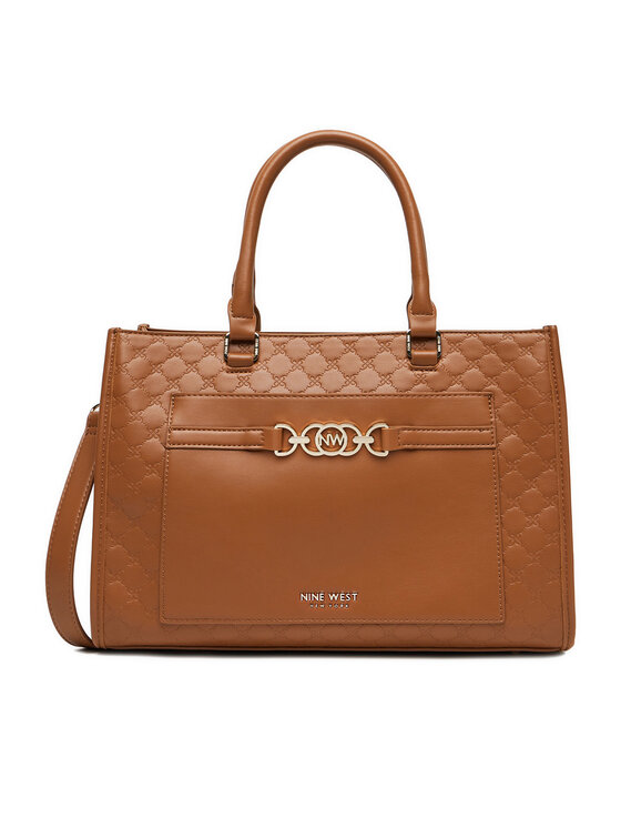 Nine West Дамска чанта CEO-LUNA-II-H242045 Кафяв цвят на ниска цена