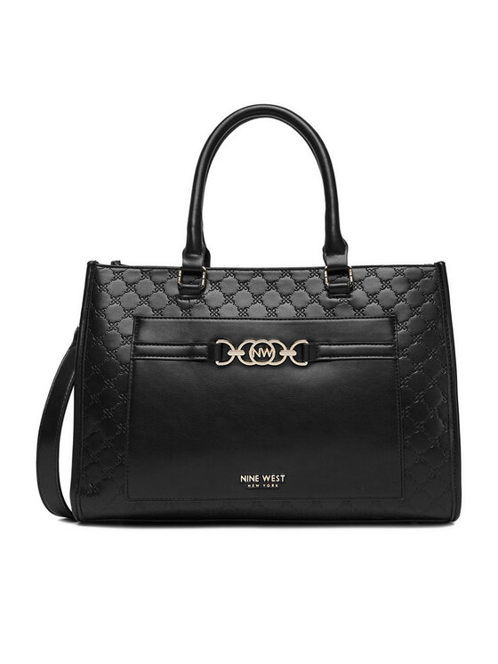 Nine West Дамска чанта CEO-LUNA-II-H242045 Черен цвят на ниска цена