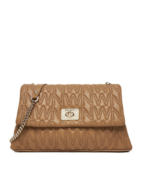 Nine West Дамска чанта CEO-MILA-S23788-4 Бежов цвят на ниска цена