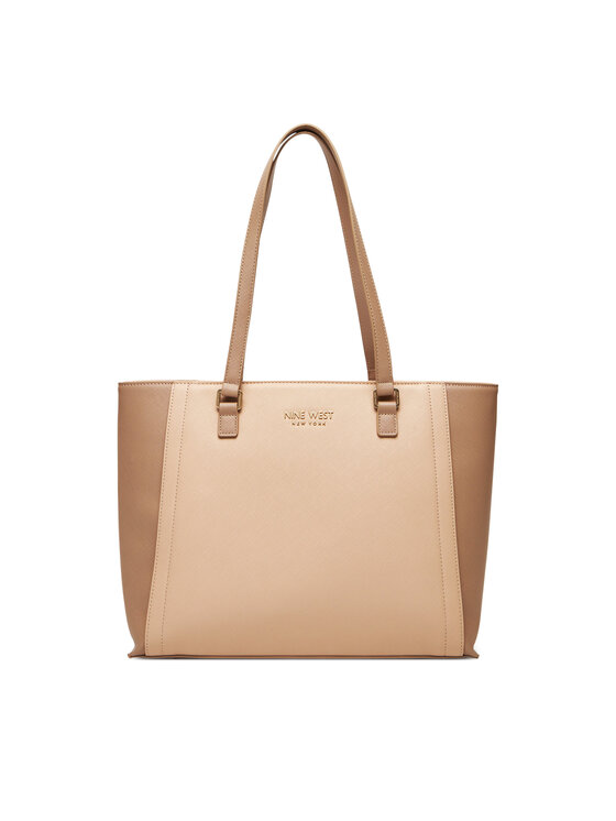 Nine West Дамска чанта CEO-Midtown Maven-LX9844 Бежов цвят на ниска цена
