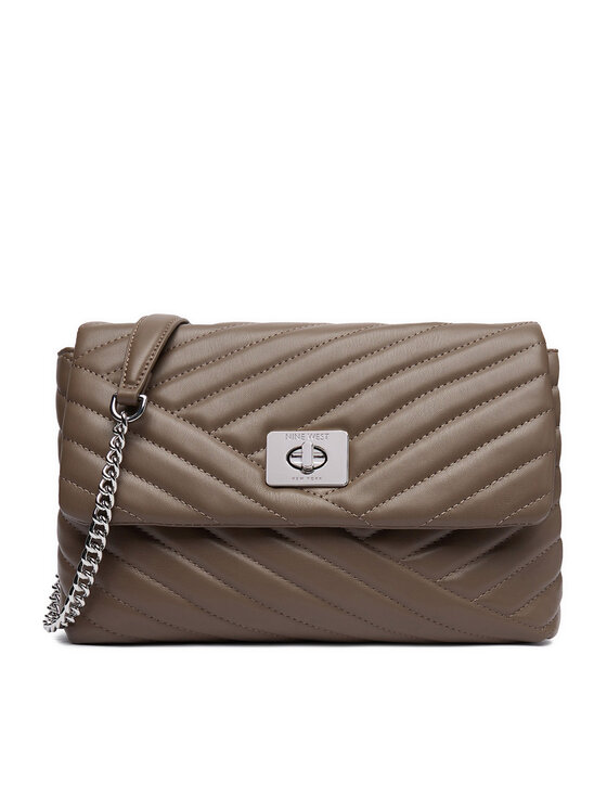 Nine West Дамска чанта CEO-SUSAN-LA513-561 Сив цвят на ниска цена