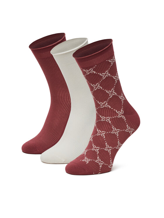 Nine West Дълги чорапи BR_NW_01_Z_SS25 (3 PACK) Цветен цвят на ниска цена