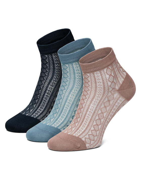 Nine West Дълги чорапи KR_NW_SHINY_Z_SS25 (3 PACK) Цветен цвят на ниска цена