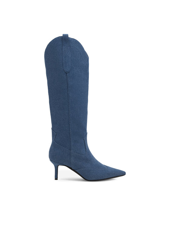 Nine West Каубойски обувки ZARIYA 909001D Син цвят на ниска цена