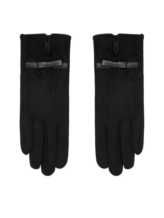 Nine West Ръкавици CEO-NW-W6-002-AW25 Черен цвят на ниска цена