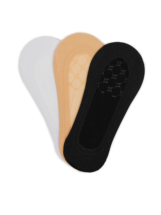 Nine West Чорапи тип терлици LA_NW_4WB_003_SS25 (3-PACK) MIX Бял цвят на ниска цена