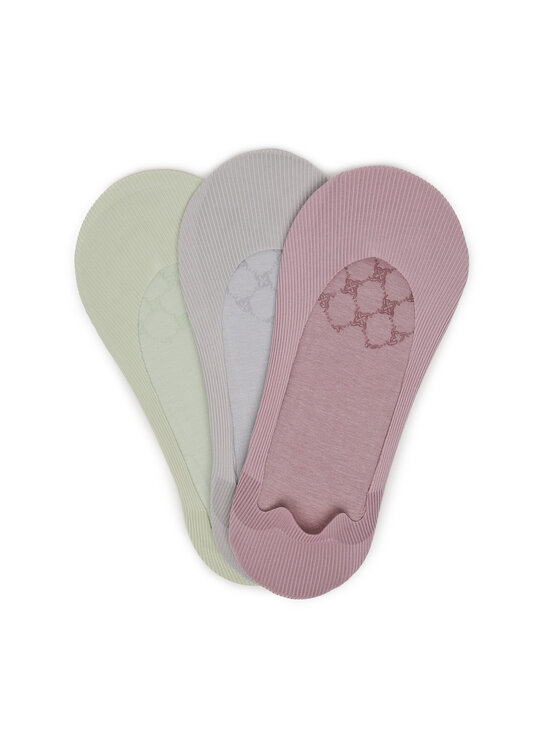 Nine West Чорапи тип терлици LA_NW_4WB_007_SS25 (3-PACK) MIX Цветен цвят на ниска цена