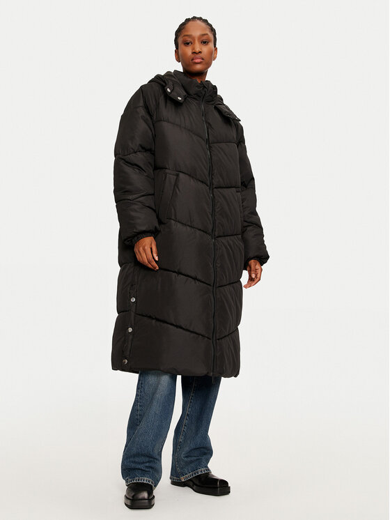 Noisy May Зимно яке Flora 27030502 Черен Regular Fit цвят на ниска цена