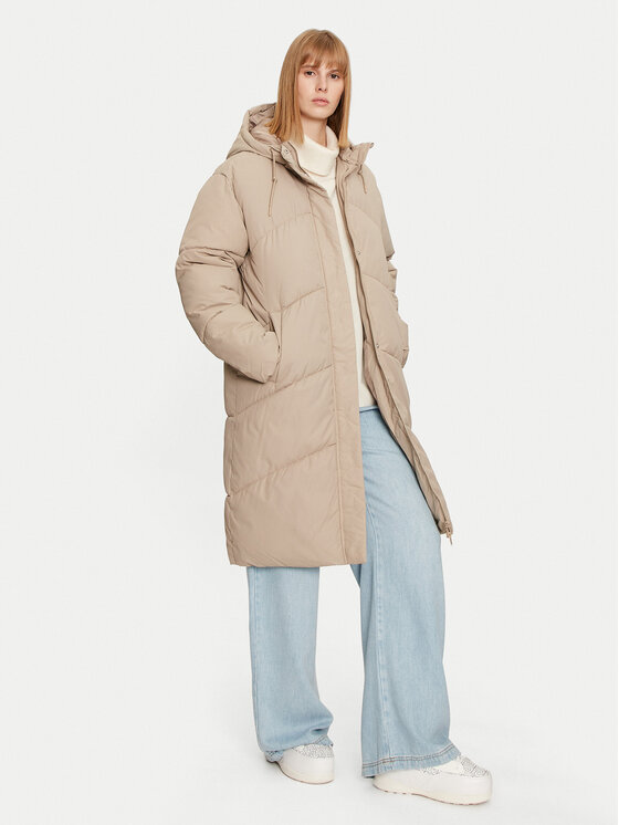 Noisy May Зимно яке Tenna 27030498 Бежов Regular Fit цвят на ниска цена