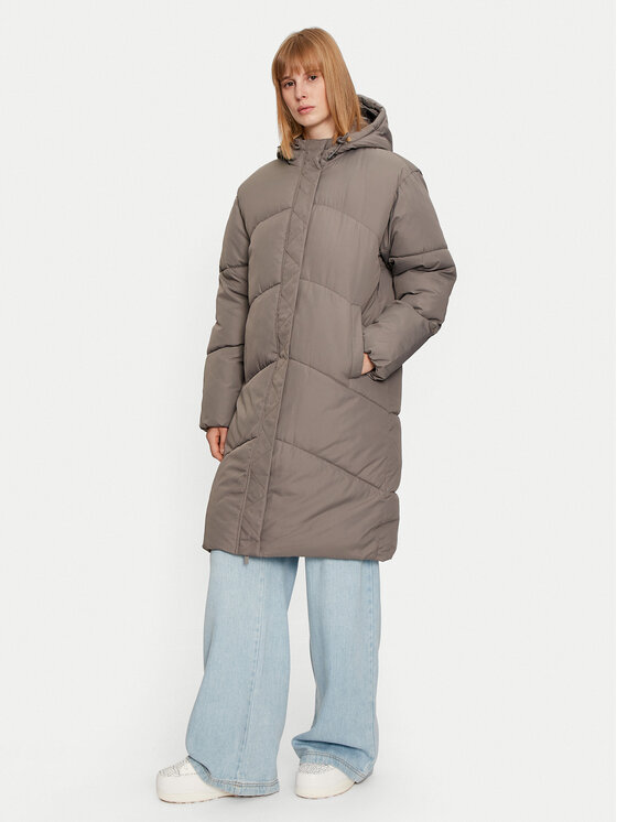 Noisy May Зимно яке Tenna 27030498 Сив Regular Fit цвят на ниска цена