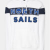 North Sails Суитшърт 691250 Бял Regular Fit цвят на ниска цена