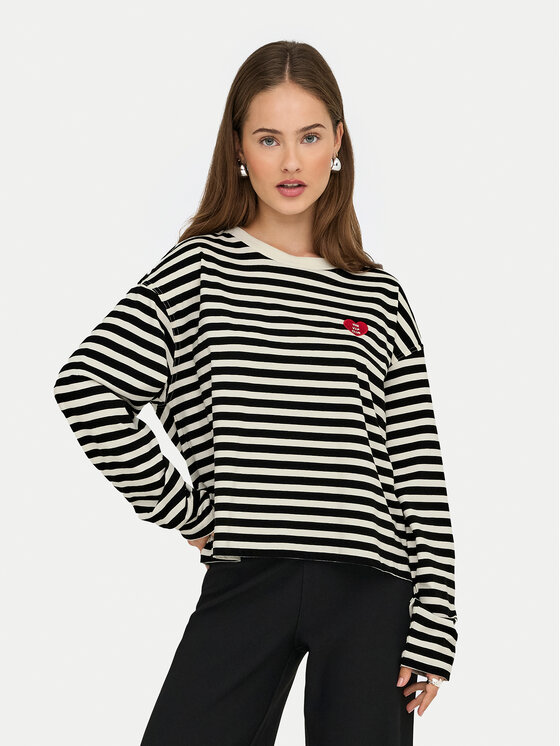 ONLY Блуза Livina 15359682 Черен Regular Fit цвят на ниска цена