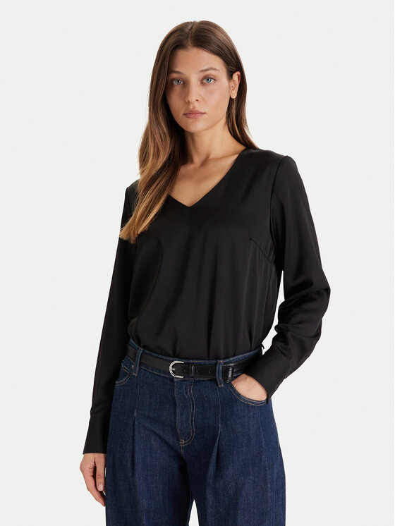 ONLY Блуза Mika 15361191 Черен Regular Fit цвят на ниска цена