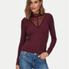 ONLY Блуза Tilde 15207788 Бордо Stretch Fit цвят на ниска цена
