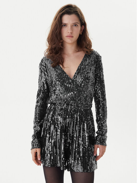 ONLY Гащеризон Amabel 15358369 Черен Regular Fit цвят на ниска цена