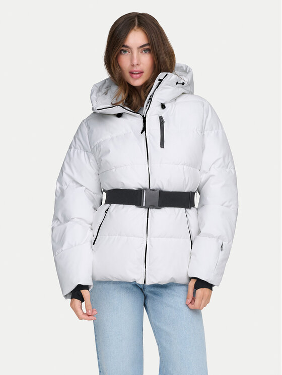ONLY Зимно яке Harper 15352040 Бял Regular Fit цвят на ниска цена