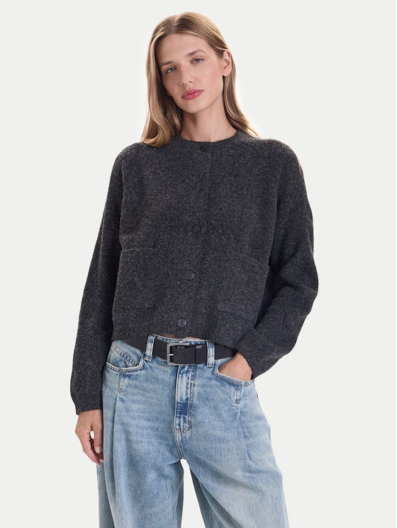 ONLY Кардиган Piemonte 15344118 Сив Regular Fit цвят на ниска цена