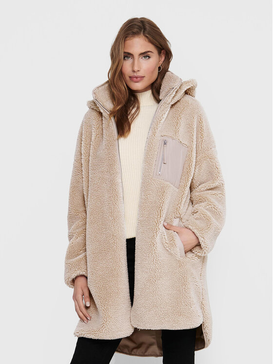 ONLY Кожух Sascha 15230461 Бежов Regular Fit цвят на ниска цена