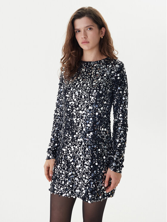 ONLY Коктейлна рокля Anika 15358384 Черен Loose Fit цвят на ниска цена