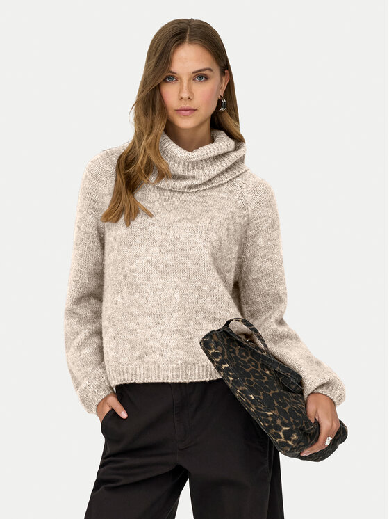 ONLY Поло Gila 15358571 Бял Regular Fit цвят на ниска цена