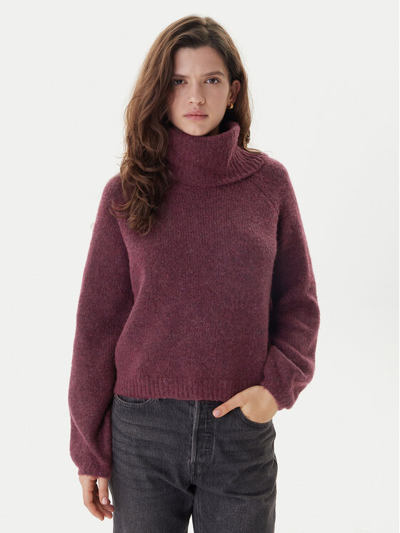 ONLY Поло Gila 15358571 Виолетов Regular Fit цвят на ниска цена