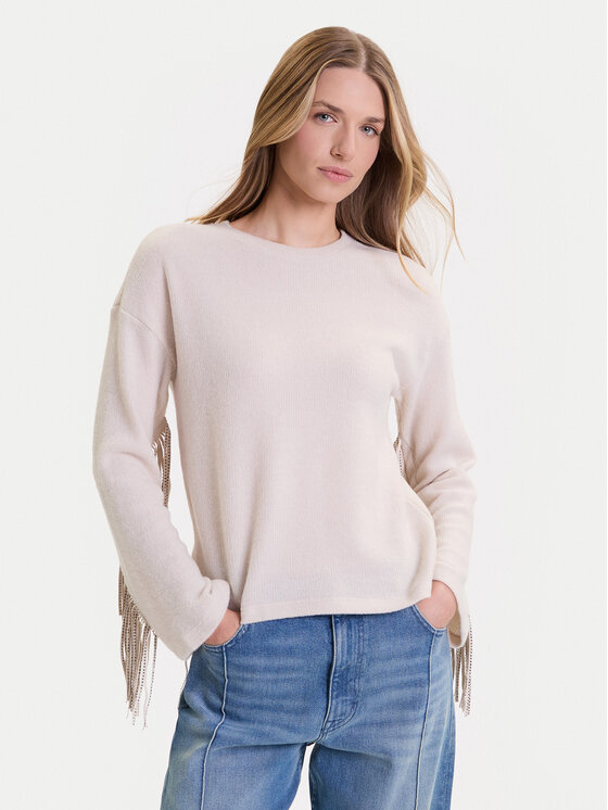 ONLY Пуловер Jake 15355819 Бежов Regular Fit цвят на ниска цена