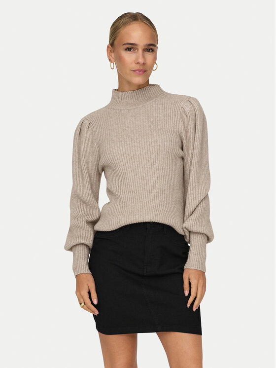 ONLY Пуловер Katia 15232494 Бежов Regular Fit цвят на ниска цена