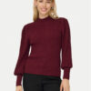 ONLY Пуловер Katia 15232494 Бордо Regular Fit цвят на ниска цена