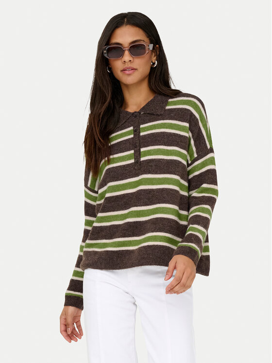 ONLY Пуловер Talio 15358606 Сив Regular Fit цвят на ниска цена