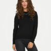 ONLY Пуловер Venice 15333989 Черен Regular Fit цвят на ниска цена