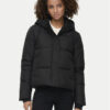 ONLY Пухено яке Alice 15316455 Черен Regular Fit цвят на ниска цена
