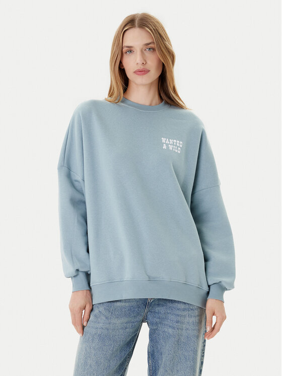 ONLY Суитшърт Stina 15357086 Светлосиньо Regular Fit цвят на ниска цена