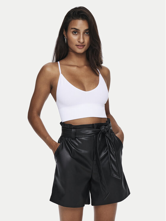 ONLY Сутиен-топ Vicky 15201539 Бял цвят на ниска цена