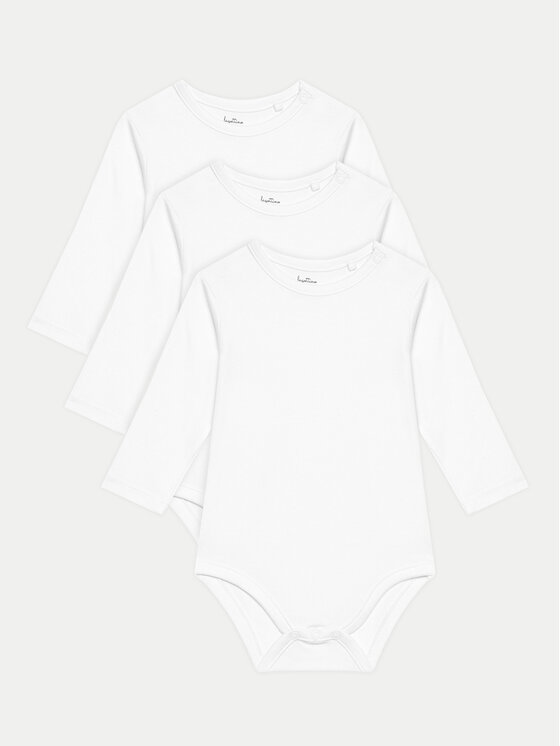 OVS Комплект детски бодита 2113552 Бял цвят на ниска цена