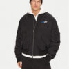Off-White Яке бомбър OMEH049S23FAB0011001 Черен Regular Fit цвят на ниска цена