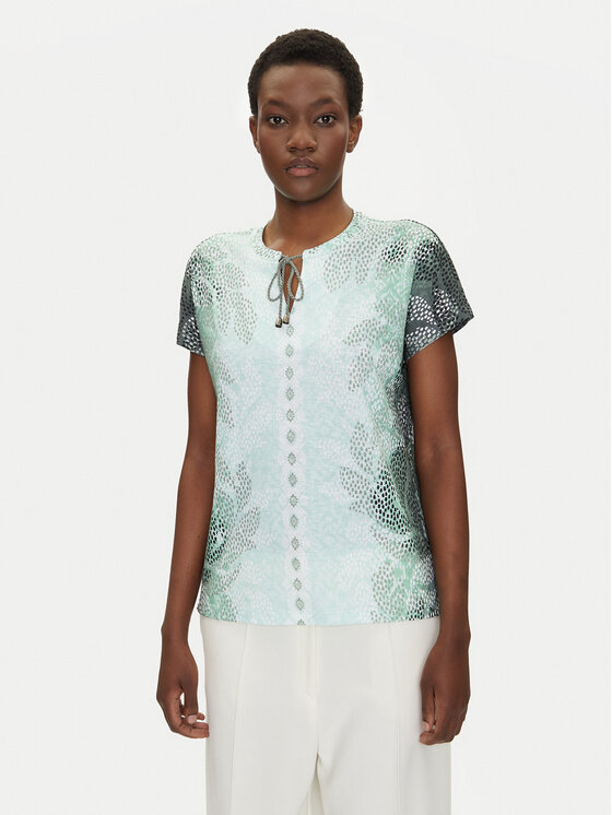 Olsen Блуза 11105070 Зелен Regular Fit цвят на ниска цена