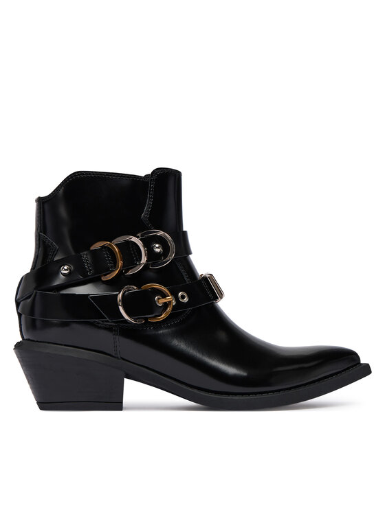 PINKO Боти Ankle Boot Box Calf SD0343 P114 Z99 Черен цвят на ниска цена