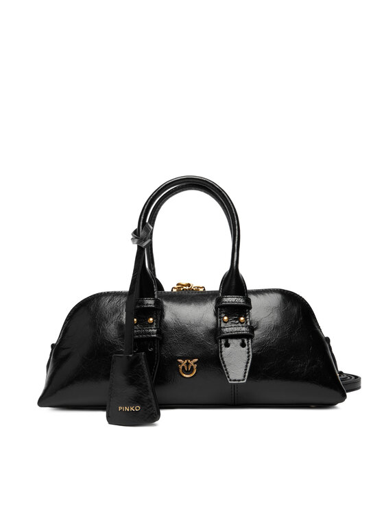 PINKO Дамска чанта Bowling Bag Baguette AI 25-26 105334 A2VW Черен цвят на ниска цена