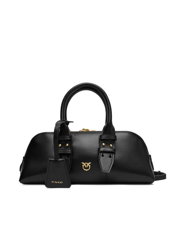 PINKO Дамска чанта Bowling Bag Baguette Черен цвят на ниска цена