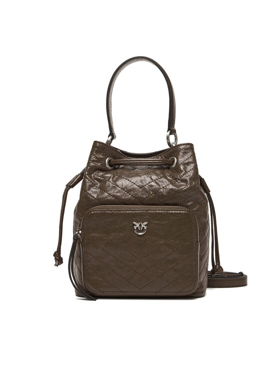 PINKO Дамска чанта Cargo Bucket Al 25-26 PLTT 105112 A2JC Кафяв цвят на ниска цена
