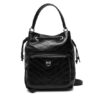 PINKO Дамска чанта Cargo Bucket Vitello Al 25-26 PLTT 105112 A2JC Черен цвят на ниска цена
