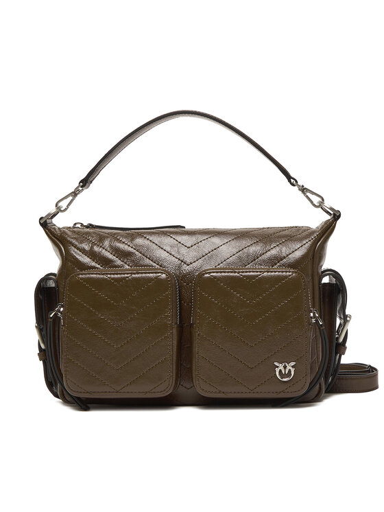 PINKO Дамска чанта Cargo Camera Bag Al 25-25 PLTT 105110 A2JC Кафяв цвят на ниска цена