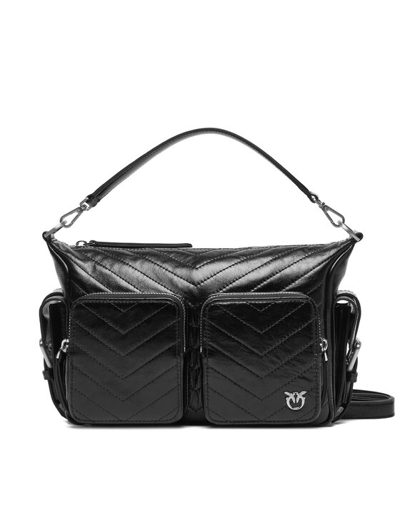 PINKO Дамска чанта Cargo Camera Bag Al 25-25 PLTT 105110 A2JC Черен цвят на ниска цена